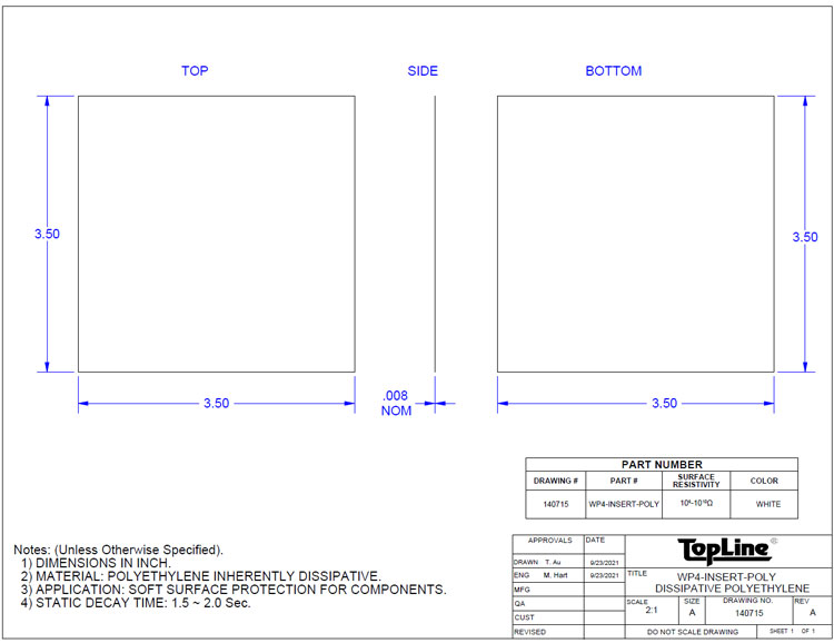 Poly E70 Drawing.pdf TopLine - Document Center